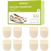 Bukihome Battitacco contro il dolore al tallone (4 paia), cuscino per tallone in memory foam per sperone calcaneare, achillodinia e fascite plantare, cunei per uomo e donna