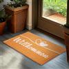 Brubaker Zerbino per Esterni e Interni - Willkommen - 45 x 75 cm - Tappeto in 100% Fibra Coir in Tedesco, Antisporco e Antisdrucciolo - Impermeabile - Ideale per Porta d'Ingresso e Terrazza - Marrone