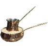 Generic Caffettiera turca in rame con sabbia, pentola da 15 cm, compatibile con fornelli a gas, birra autentica