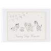 White Cotton Cards New Son Piccolo Album (blu Carrozzina E Bandierine