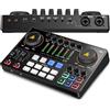 MAONO Pacchetto di apparecchiature podcast: mixer di interfaccia audio con due ingressi XLR per lo streaming di podcast MaonoCaster E2 Gen2