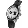 YEMA Rallygraf Panda Acciaio Ibrido Meccanico Quarzo Pelle Bianco Orologio Uomo