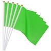 PATIKIL 20pz Mini Bandierine, Bandiere Verdi da Gioco Bandiere Verdi Solide Piccole Mini Bandierine Su Bastone, Decorazioni per Feste per Giochi, Compleanni, Carnevale