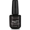 NAILFOR Matt Velvet Top Coat Opaco Soft Touch - Gel Sigillante 15ML, Made in USA - Finitura Professionale per Unghie