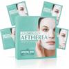 Laboratori del Mediterraneo Maschera Viso in Tessuto 4 Pezzi - Idratante e Purificante con Acido Ialuronico e Niacinamide - Aloe Vera Bio e Calendula - Routine 1 Mese per Pelle Luminosa e Sana - Made in Italy - LDM SkinMask