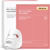 Chiosa Maschera Collagene Viso, Bio Collagen Real Deep Mask - 5 Pezzi - Idratazione Intensa, Pelle Compatta, Luminosità Istantanea per Ogni Pelle