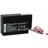 Quality Batteries Q-Batteries 12LS-0.8 12V 0,8Ah batteria AGM con connettore JST