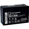 Quality Batteries Batteria di ricambio per Panasonic UP-VW1245P1 12V 9Ah Batteria AGM ad alta corrente