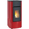 EXTRAFLAME Stufa a pellet ventilata Mariella Bordeaux - 001294801