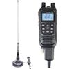 PNI Escort HP 82 - Stazione radio portatile CB multi standard, 4 W, 12 V, AM-FM con antenna PNI LED 2000 CB