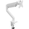 GRIFEMA GB2003W-1 Supporto per Monitor a Molla a Gas per Schermo di Computer da 13-32 Pollici, Altezza Regolabile, VESA 75x75/100x100, Peso 2-9 kg, Bianco
