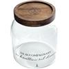 LA PORCELLANA BIANCA - I Garbati Barattolo Tisana 800 ml, Vetro Borosilicato