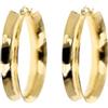ETRUSCA GIOIELLI Orecchini Donna placcati Oro 18k - Orecchini a Cerchio Concavi Anallergici - Gioielli Made in Italy - Idea Regalo Compleanni, Anniversari, Festa Donna, Festa Mamma