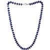 Treasure Bay - Collana da donna fatta a mano con perline in pietra preziosa, forma tonda, 8 mm, 46 cm (L), Gemma
