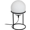 Eglo Leuchten my light Lampada da tavolo Castellato 1 stile moderno con sfera di vetro e nero opaco 1XE14 97331/20