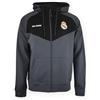 Real Madrid Felpa Hoodie Zip RM Nº33- Grigio- Adulto Taglia L