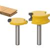 Baorder - Set di 2 punte da trapano per canoa con gambo da 8 mm