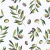 VaryFloral Carta Adesiva per Pareti Rami di Ulivo Foglia Pellicola Adesiva per Mobili 30.5cmx300cm Carta da Parati Autoadesiva Bianco Motivo Botanico Rivestimento Parete Acquerello Cucina Armadi