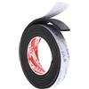 PATIKIL 2m/6.6ft Sigillatura Schiuma Nastro, 3cm Largo 5mm Spessore Singolo Adesivo Paraspifferi Striscia Guarnizione Porta Gommapiuma per Finestra Isolamento, Nero