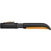Fiskars OneClick Impugnatura S, Impugnatura Corta per Teste di Attrezzi da Giardino, Sostituzione Facile con un Solo Clic, Ideale per Aiuole Rialzate e Balconi, 29 cm, Nero/Arancione, 1080548