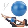 AOOTUERL Palla Pilates Piccola, Palla Pilates 22CM, Fitball Softball da Fitness, Palla da Ginnastica per Yoga, Soft Fit Ball Pallone Palloni Attrezzi per Yoga Ginnastica Fisioterapia Ritmica (Blu)