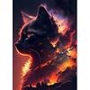 AIRDEA Kit per pittura a mosaico 5D, motivo gatto, fai da te, per adulti e bambini, kit per pittura con diamanti fantasia, 30,5 x 40,6 cm, tela impermeabile ad alta definizione, allevia lo stress,