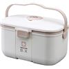 SagTuol Scatola medicinali, Medicine Box, porta medicine, Scatola Porta Farmaci, 2 livelli organizer per medicinali, per pronto soccorso,medicinali,per la casa, all'aperto