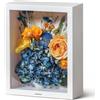 Wisedry Cornice per foto 3D da 25,4 x 20,3 cm, per fiori secchi, artigianato, anniversari, matrimoni, lauree