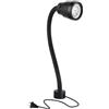 XUNDE Luce magnetica flessibile a LED, 5 W, 220 V, luce da lavoro a macchina, lampada per utensili CNC (220 V)