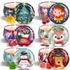 NCKIHRKK Candele Profumate Natalizie, 6 pz. Idee Regalo Natale Donna Decorative, Naturale Cera di Soia Aromatica per Mamma Amica