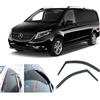 AC WOW 2X Deflettori d'Aria Compatibile con Mercedes Benz Vito Viano Classe V W447 2014-presente MK3 Antiturbo per Auto Vetro Acrilico Anti Vento Guardia di Pioggia Sole Neve qualità Premium PMMA