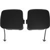 ECSiNG 2 Pezzi Di Ricambio Per Gancio Di Traino Paraurti Anteriore Sinistro E Destro 53825-0R020 + 53286-0R020 Compatibile Con Toyota RAV4 2009-2012