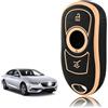 TOOMUME Cover Chiave TPU, Custodia Chiave 3 Tasti Adatto per Opel Vauxhall Insignia B Astra K Corsa E Zafira C Meriva B Buick Encore Envision Verano, Copri Chiavi Guscio Chiave Auto Telecomando