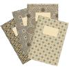 etmamu 530 4er-Set Notizhefte Muster Marokko A5, 32 Blatt blanko