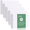 ELAKIRI 1200 Flashcards A8 A Righe, Carta Spessa 150g/M², Bianca,Le Flash Card Da 5,2 X 7,4 Cm Possono Essere Utilizzate Per Vocabolario E Appunti Inglesi,Utilizzabili Anche In Uffici, Scuole