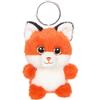 Gipsy Toys - Portachiavi orso - orso in peluche - rosa fuoco - cuscini 8 cm - arancione bruciato - accessorio morbido - originale - portachiavi dolce - compagno per la borsa e le chiavi.