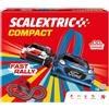 SCALEXTRIC - Circuito Compact - Traccia completa - 2 Auto incluse - Scala 1:43 (Circuito CompactFast Rally)