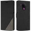 SONWO Cover per Nokia 5.4 Custodia, Flip Caso in PU Pelle Case Cover Premium Portafoglio Custodia per Nokia 5.4, Slot per Schede, Supporto Stand, Nero