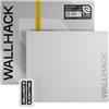 Wallhack SP-004A Mousepad da gaming in vetro - Superficie micro-incisa di 4ª generazione, scorrimento ultra-rapido con potere di arresto, vetro temperato, resistente e portatile, 390×450 mm | Bianco