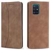 OKZone Cover per Samsung Galaxy A51 4G, Custodia Flip Pelle Portafoglio Magnetica Libro [Slot Schede], Silicone TPU Bumper Wallet Supporto Cover, Antiurto [Kickstand] (Khaki)