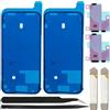 ZHUROUPU Adesivo per Adesivo Pre-Taglio Impermeabile 7pc Compatibile con per iPhone 14 PRO Max, Adesivo sullo Schermo LCD e Nastro Adesivo per Colla a Batteria Interna (6,7 Pollici/Nero)