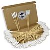 Pirbright Pet Company Extra Large 15 cm Pet Dog Cotton Bud Ear Cleaner Long Bamboo Cotton Buds per la pulizia di animali orecchie 100 Pack Ear Tampone Stick