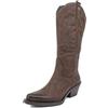 QUEEN HELENA Camperos Stivali Donna Texani con Tacco Western Stivaletti a Punta Cowboy X28-110 (Marrone, Taglia unica, Sistema Taglie Calzature EU, Adulto, Numero, Media, 37)