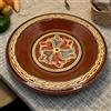 Generico Piatto Cous Cous in Terracotta Decorato a Mano - Artigianato Tradizionale Marocchino Ø30 cm 1804250808 Tunisa Turchia Etnico del Mondo