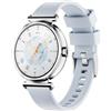 AKEDA Orologio Smart Donna 1.27'' Schermo Rotondo, Fitness Tracker con Cardiofrequenzimetro, Sonno e Contapassi, Smartwatch Impermeabile IP67 Compatibile Android iOS con Cinturino in Silicone e Pelle