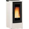 EXTRAFLAME Stufa a pellet ventilata TEOREMA 5.0 EVO Avorio - 1295201