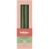 Bolsius - Special Essentials - candele coniche - 24,5cm - green metallic - scatola 4