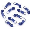 cyclingcolors 10x Cursore Cerniera Ricambio Kit di Riparazione per Cerniera Testa N°5 Cursori per Vestiti Borse Giacche Borse Valigie Jeans, blu reale