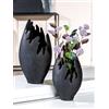 Casablanca modernes Design Casablanca - Vaso decorativo moderno in alluminio, decorazione moderna, per soggiorno, regalo di compleanno, colore: antracite, altezza 39 cm
