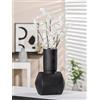 Casablanca modernes Design Casablanca - Vaso decorativo moderno per erba della pampa, decorazione per soggiorno, regalo di compleanno, colore: antracite grigio scuro, altezza 30 cm